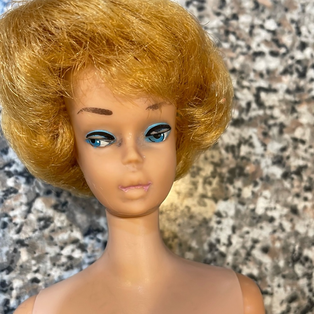 1960s vintage platinum blonde, Barbie doll / beautiful brocade 2 piece outfit - Picture 10 of 13